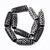 Tibetan Style dZi Beads Strands G-T131-33-2
