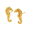 304 Stainless Steel Rhinestone Stud Earrings EJEW-P316-07G-1