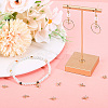 10Pcs Brass Clear Cubic Zirconia Tiny Cross Charms KK-BBC0015-92-4