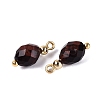 Dyed Natural Red Tiger Eye Pendants GG-N004-02G-06-2