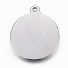 Non-Tarnish 304 Stainless Steel Pendants X-STAS-P218-09-2
