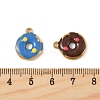 304 Stainless Steel Enamel Pendants STAS-P396-11G-M-3