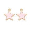 Alloy Enamel Pendants ENAM-C005-01G-05-2