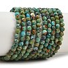 Natural HuBei Turquoise Beads Strands G-P629-A04-03-2