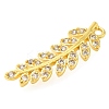 Rack Plating Brass Micro Pave Cubic Zirconia Pendants KK-S396-38G-2