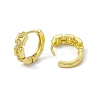 Rack Plating Brass Clear Cubic Zirconia Hoop Earrings for Women EJEW-M213-38G-2