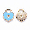 Alloy Enamel Charms X-ENAM-S121-039D-1