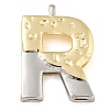 Brass Pendants PALLOY-S036-01G-R-1
