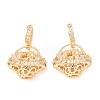 Brass Micro Pave Cubic Zirconia Peg Bails KK-A279-10G-1