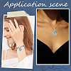10Pcs Alloy Diffuser Locket Pendants FIND-SC0008-35-5