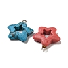 Synthetic Turquoise Dyed Pendants G-G075-01-2