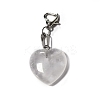 Natural Quartz Crystal Pendant Decorations PALLOY-PH01402-14-1