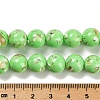 Assembled Synthetic Stone and Trochus Shell Beads Strands G-B128-08D-07-4
