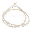 Natural Golden Silk Jade Beads Strands G-B004-A05-2