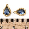 Ion Plating(IP) 304 Stainless Steel Micro Pave Cubic Zirconia Charms STAS-K256-20G-01-3