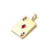 Rack Plating Brass Pendants KK-A268-01G-3