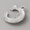 Alloy with Resin Imitation Synthetic Turquoise Pendants FIND-TAC0017-37C-2