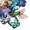 14Pcs 7 Colors Transparent Resin Pendants RESI-TA0001-94-2