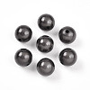 Spray Painted Acrylic Beads MACR-Q154-10mm-N05-1