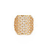 Brass Micro Pave Cubic Zirconia Cuff Rings RJEW-S045-150G-1