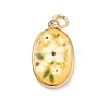 Printed 304 Stainless Steel Pendants LS-STAS-A131-10G-G-1
