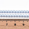 Baking Paint Pearlized Glass Pearl Bead Strands HY-N002-3mm-C04-5