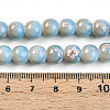 Baking Paint Glass Beads Strands DGLA-N008-8mm-06-5
