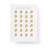 PVD Vacuum Plating 304 Stainless Steel Tiny Musical Note Stud Earrings for Women EJEW-P212-05G-3