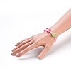 Acrylic Beads Kids Stretch Bracelets BJEW-JB03885-01-3