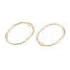 Oval Rack Plating Alloy Pendants PALLOY-T090-01G-B-NR-1