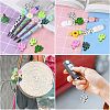 20Pcs 5 Colors Cactus Food Grade Eco-Friendly Silicone Focal Beads SIL-CJ0001-74-7