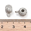 Brass with Cubic Zirconia Pendants KK-P271-09P-3