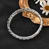 Brass Hinged Bangles for Women BJEW-D313-01P-1