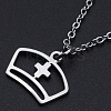 Non-Tarnish 201 Stainless Steel Pendant Necklaces LS-NJEW-S105-JN533-45-1-1
