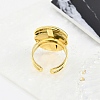 304 Stainless Steel Open Cuff Rings for Women STAS-Z111-01G-03-4