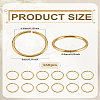 160Pcs Brass Open Jump Rings KK-LP0004-65-2