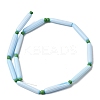 Handmade Lampwork Chevron Beads LAMP-Z019-01-01-2
