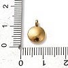 304 Stainless Steel Black Enamel Charms STAS-R009-01G-H-3