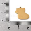 Christmas Themes 304 Stainless Steel Enamel Charms LS-STAS-K312-04F-G-3
