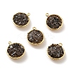 Natural Smoky Quartz Chip Pendants KK-C242-05G-09-2