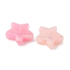 UV Plating Opaque Acrylic Beads OACR-G058-18C-2