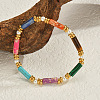 Bohemian Style Colorful Mixed Stone Beaded Stretch Bracelets for Women AC6424-5