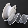 5 Yards ABS Pearl Edged Mesh Ribbon for Bowknot Making OCOR-B004-01A-07-2