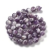 Natural Amethyst Beads Strands G-M445-8MM-01E-5