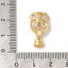 Brass Micro Pave Cubic Zirconia Fold Over Clasps KK-B098-06G-02-3