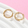 304 Stainless Steel Twist Hoop Earrings for Women LS-EJEW-A130-02A-G-5