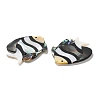 Natural Freshwater Shell & Black Lip Shell & Paua Shell Pendants X-SHEL-F007-14-3