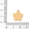 304 Stainless Steel Pendants STAS-P383-06B-G-3