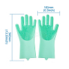 Silicone Dishwashing Gloves AJEW-TA0016-04A-10