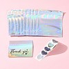 Thanksgiving Day Theme Rectangle Zip Top Plastic Glitter Holographic Bags OPP-FS0001-16A-9